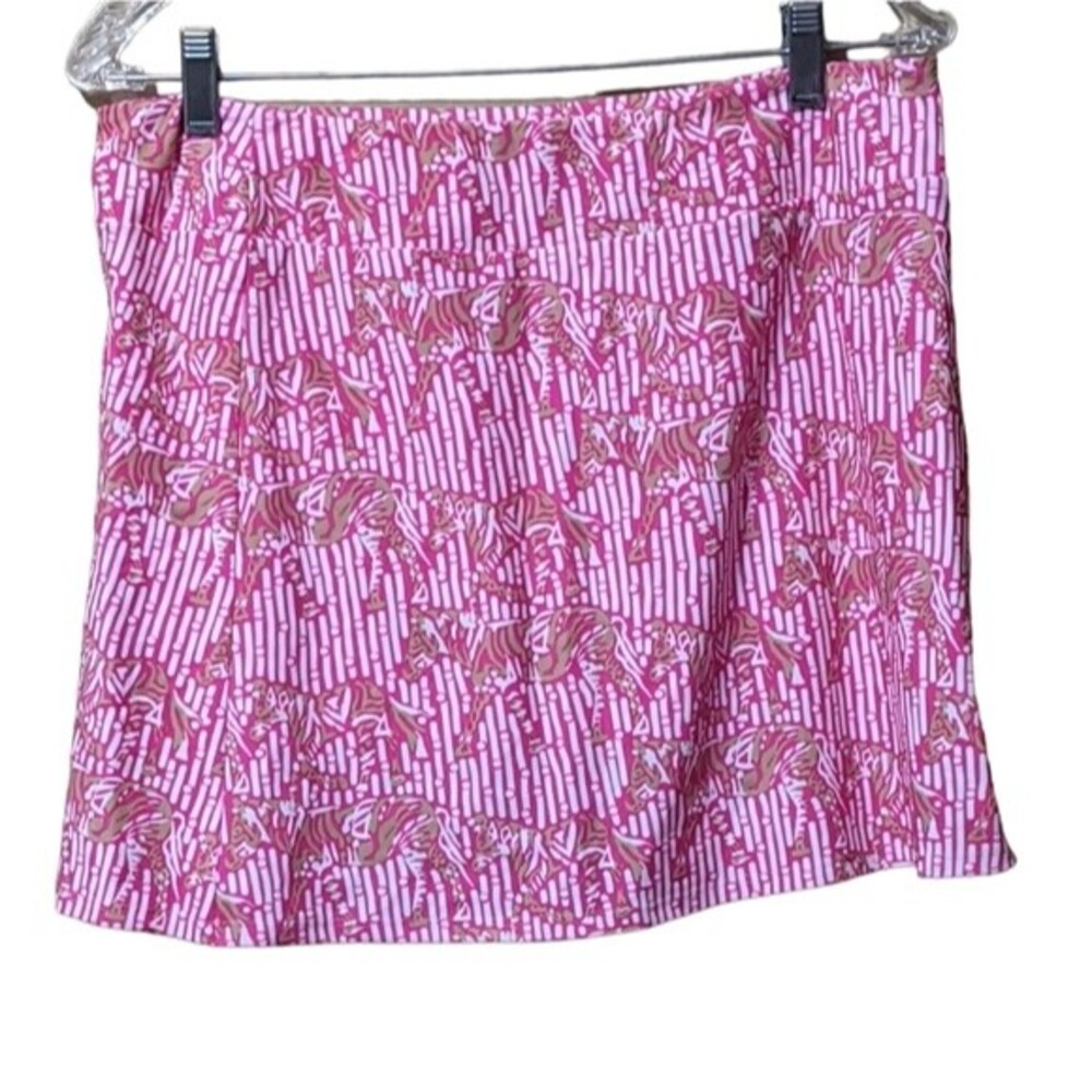 Jude Connally hidden zebra Morgan skort animal striped shorts women's Medium